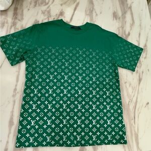 Louis Vuitton Green Monogram Short Sleeve Tee no tags